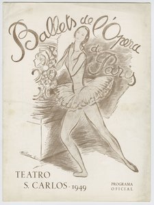 Ballets de l'Opéra de Paris, Teatro Sao Carlos 1949 : programa oficial