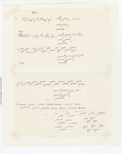 Partition chorégraphique manuscrite (1979).