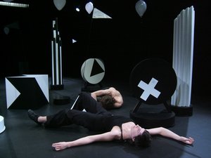 Photographies du spectacle avec Alexandre Da Silva et Laurie Peschier-Pimont par Pierre Cottreau [ca 2009-2010]